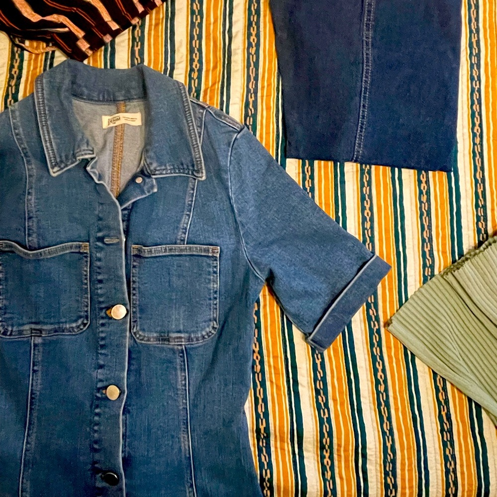 Zara Authenthic Denim Dress By TRF
